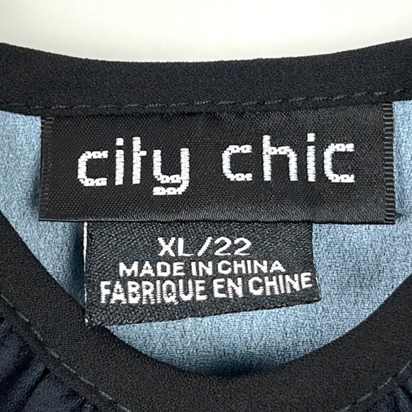 City Chic Kaleidoscope Print Maxi Dress. Plus Size XL/22 - Picture 8 of 16